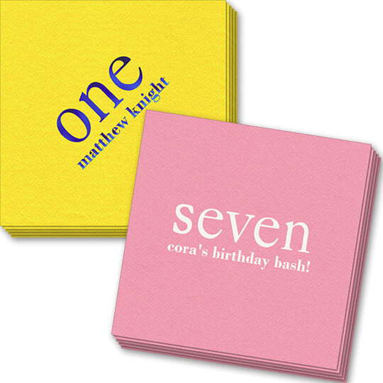 You Create Your Big Number Linen Like Napkins