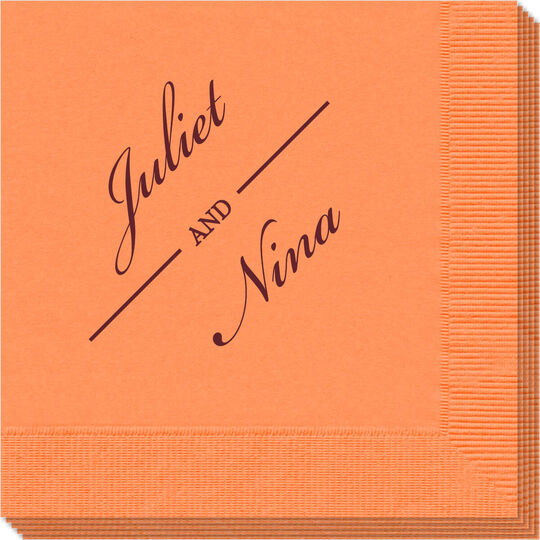 Duo Name Napkins