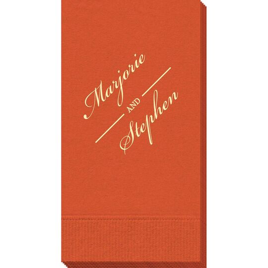 Duo Name Guest Towels