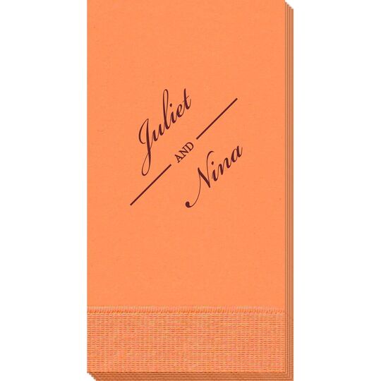 Duo Name Guest Towels