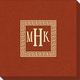 Greek Key Border with Monogram Linen Like Napkins Image 1 of 2