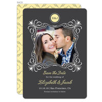 Butter Charming Bliss Photo Save the Date Cards