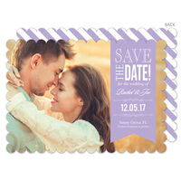 Orchid Endearing Love Photo Save the Date Cards
