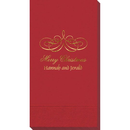 Magnificent Scroll Guest Towels