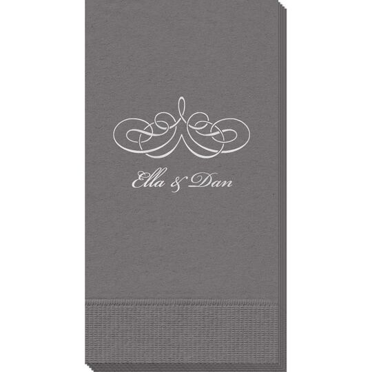 Magnificent Scroll Guest Towels