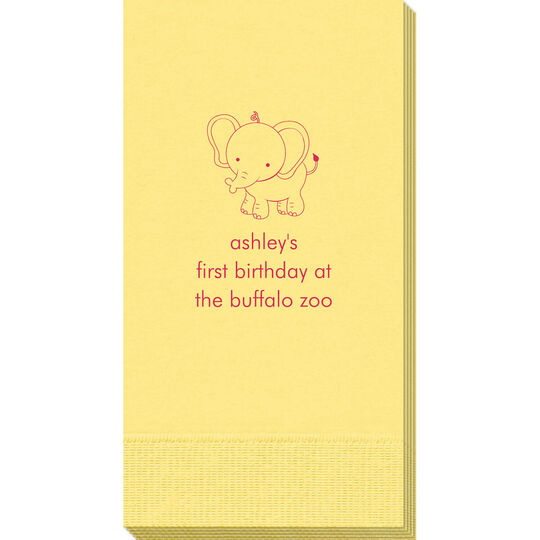 Sweet Elephant Guest Towels