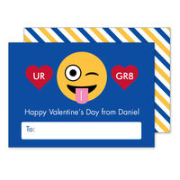 Blue You Are Great Valentine Exchange Cards