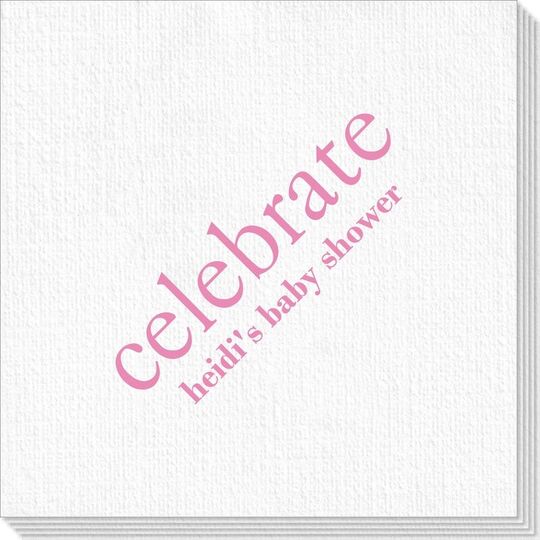 Big Word Celebrate Luxury Deville Napkins