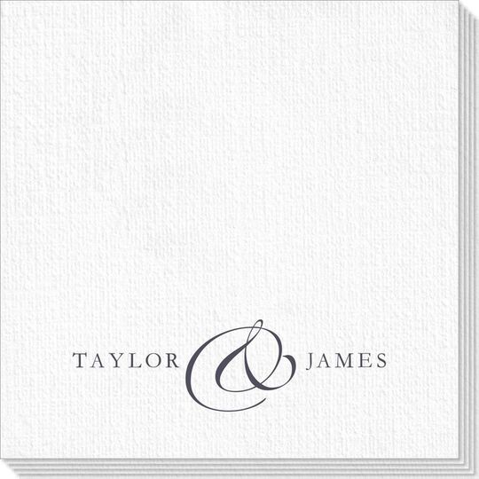 Elegant Ampersand Luxury Deville Napkins