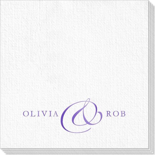 Elegant Ampersand Luxury Deville Napkins