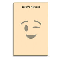 Emoji Yellow Wink Face Notepads