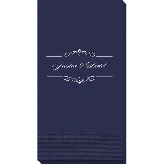 Bellissimo Scrolled Guest Towels