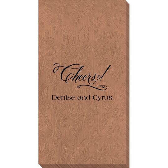 Elegant Cheers Carte Guest Towels