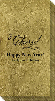 Elegant Cheers Carte Guest Towels