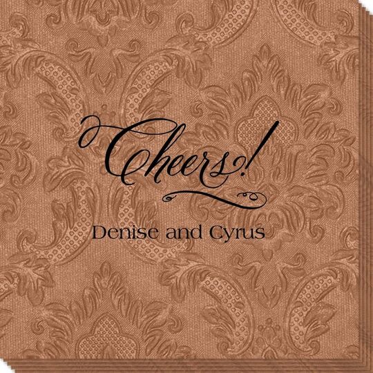 Elegant Cheers Carte Napkins