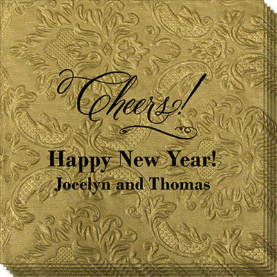 Elegant Cheers Carte Napkins