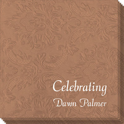 Our Perfect Carte Embossed Napkins