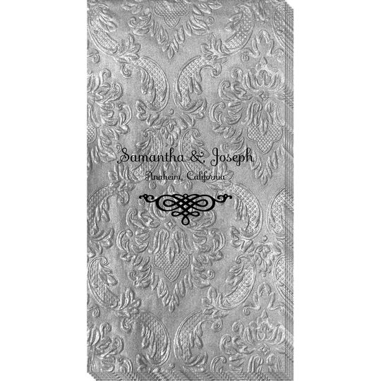 Very Special Scroll Carte Guest Towels