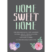 Pastel Vintage Flower Moving Announcements