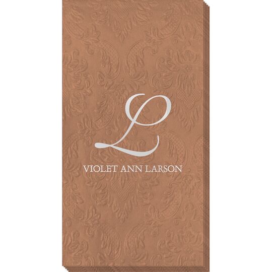The Plaza Carte Embossed Guest Towels