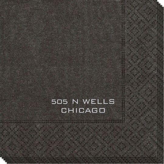 Any Address Moire Napkins