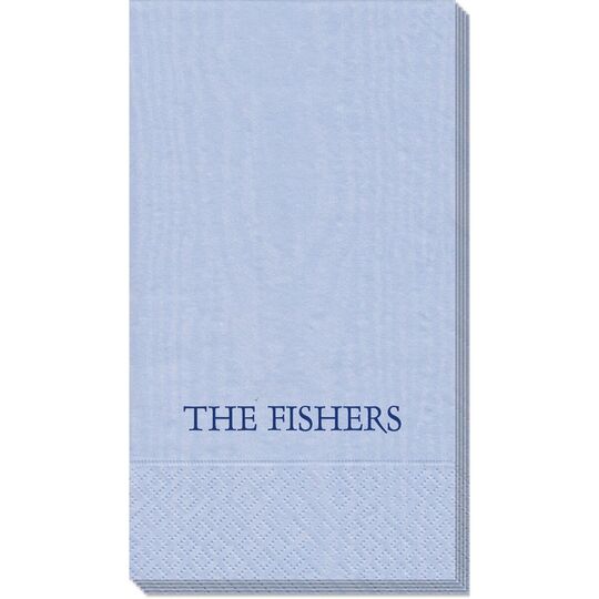 Our Perfect Moire Guest Towels