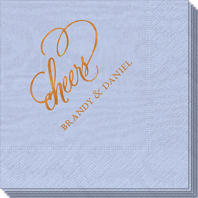 Refined Cheers Moire Napkins