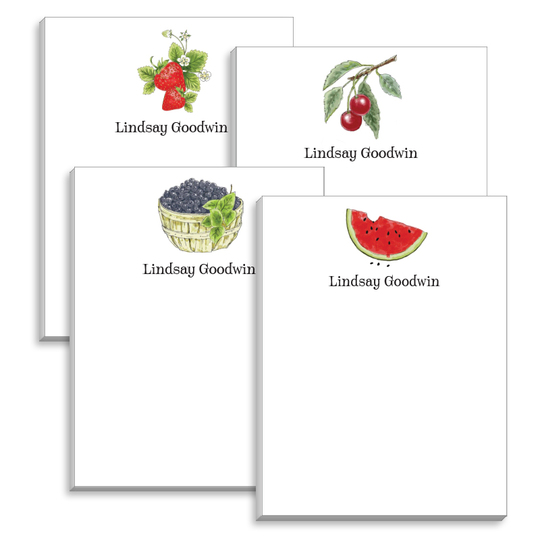 Summer Fruit Mini Notepad Set