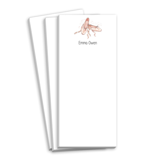 Ballet Slippers Skinnie Notepads