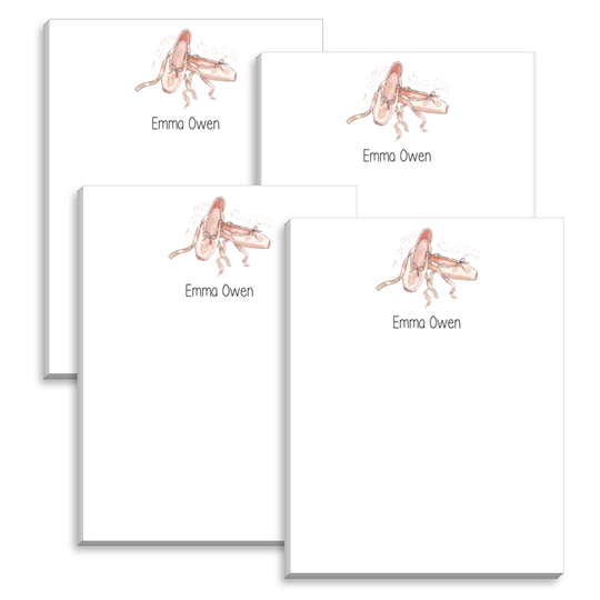 Ballet Slippers Mini Notepads