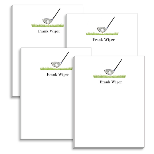 Golfing Club Mini Notepads