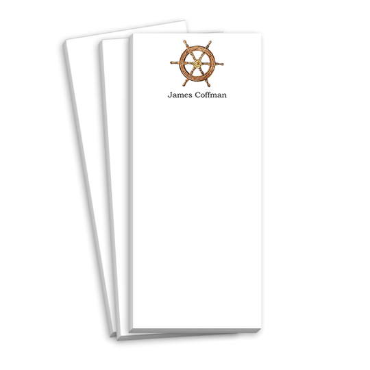 Captain's Wheel Skinnie Notepads