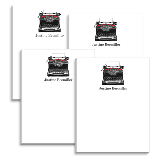 Retro Typewriter Mini Notepads