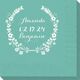 Floral Laurel Wreath Napkins Image 2 of 5