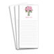 Vase of Pink Flowers Skinnie Notepads Image 3 of 3
