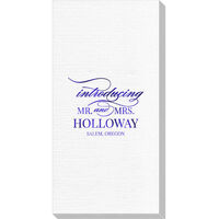 Introducing Mr. and Mrs. Luxury Deville Guest Towels