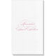 Romantic Script Luxury Deville Guest Towels Image 2 of 2
