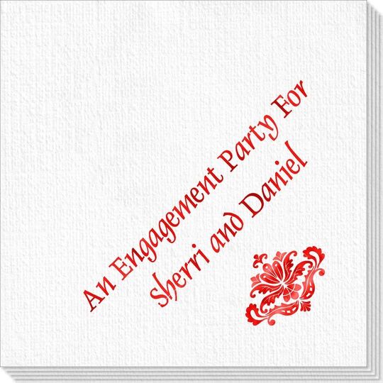 Simply Ornate Scroll Luxury Deville Napkins