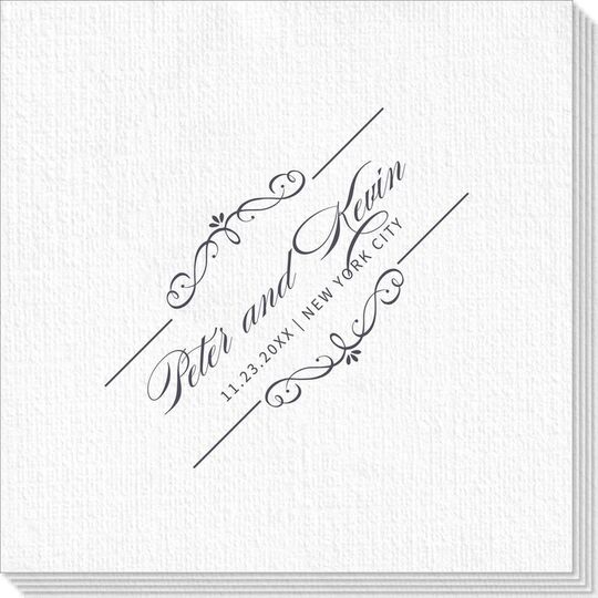 Bellissimo Scrolled Deville Napkins