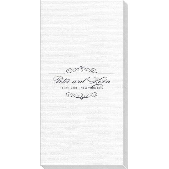 Bellissimo Scrolled Deville Guest Towels