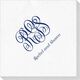 Script Monogram with Text Deville Napkins Image 1 of 2