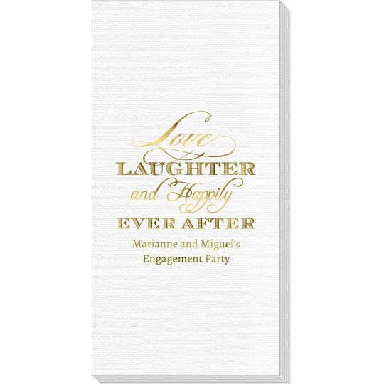 Love Laughter Ever After Deville Guest Towels