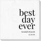 Best Day Ever Big Word Deville Napkins Image 1 of 5