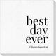 Best Day Ever Big Word Deville Napkins Image 5 of 5