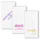 Design Your Own Big Word Deville Guest Towels Image 1 of 2