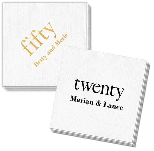 Select Your Big Number Deville Napkins