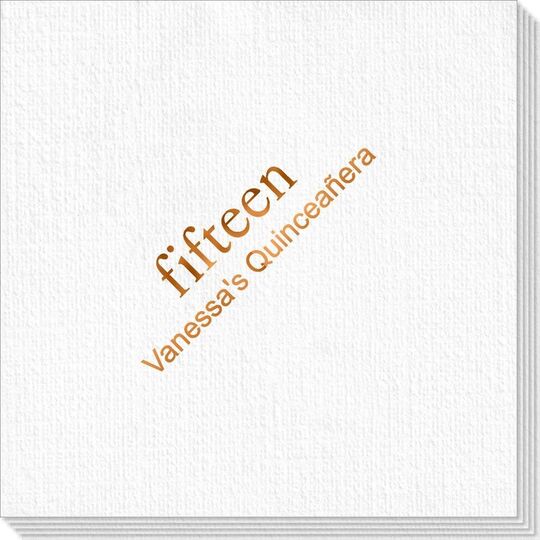 Select Your Big Number Deville Napkins