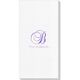 Elegant Initial Deville Guest Towels Image 3 of 5