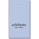 Big Word Celebrate Moire Guest Towels Image 1 of 2