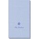 Little Star of David Moire Guest Towels Image 1 of 3